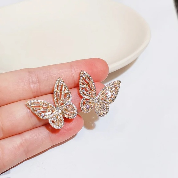 Butterfly earrings - Picture 5 of 5